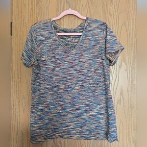 Reebok Yellow and Blue  Short Sleeve Tee